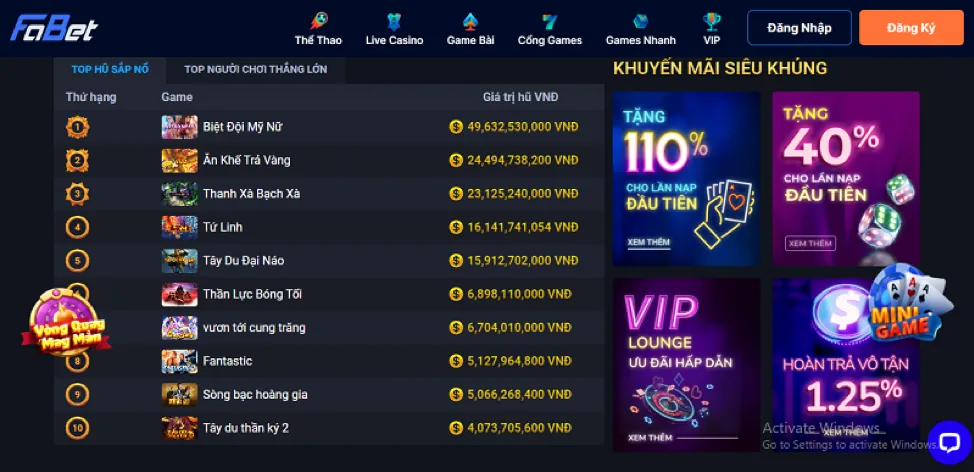 Người chơi ăn mừng chiến thắng Nổ Hũ lớn tại vnd789
